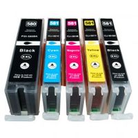 AKTION 5x Canon Ersatzpatronen PGI-580/CLI581XXL TS 8200