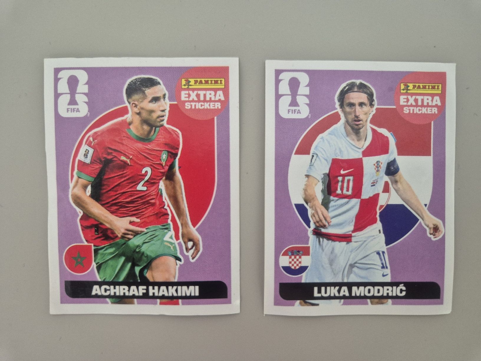 Panini Carte collezionabili: Modric und Hakimi Extra Sticker Panini – Usato da Däniken SO venduto da sucomp