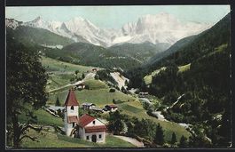 Ringgenberg, Ortsansicht mit Fluss aus d