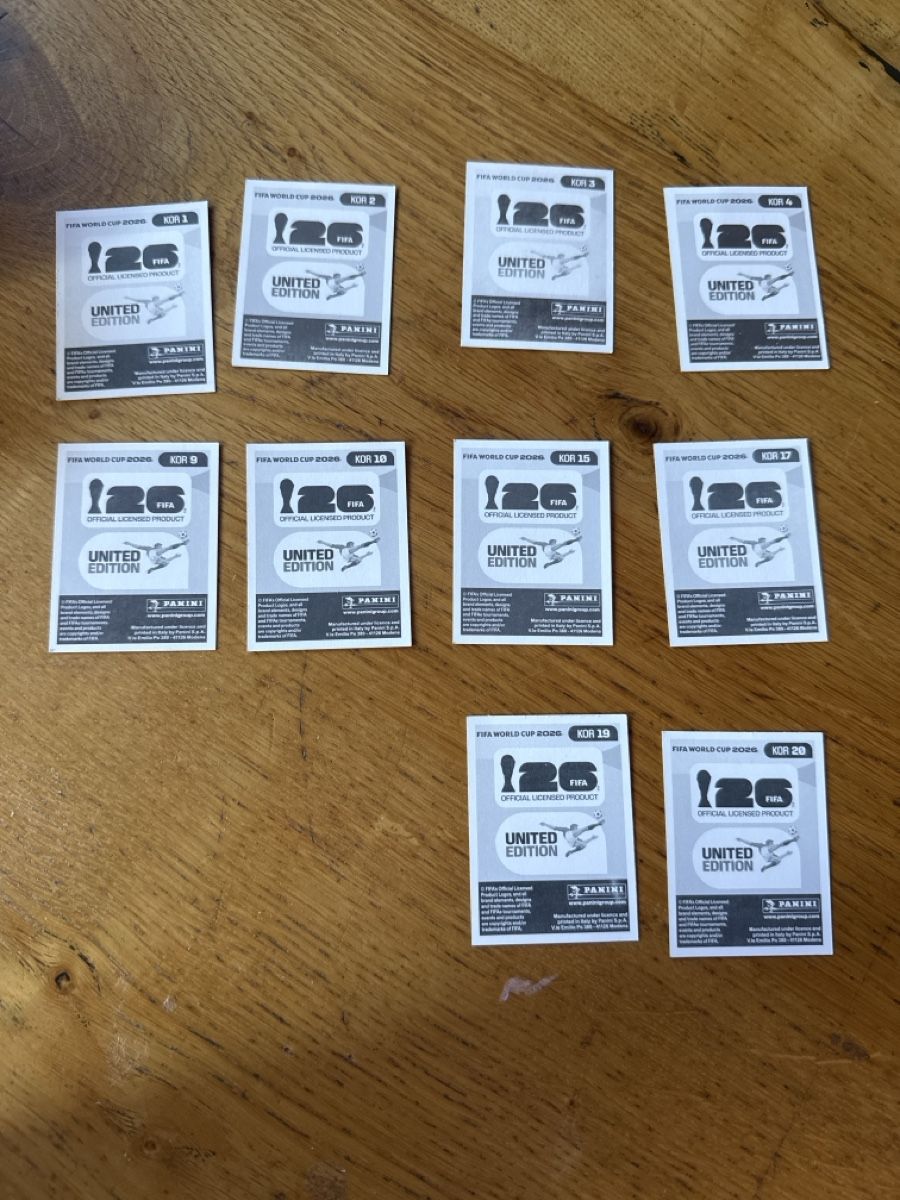 Panini Sammelbilder & Trading cards: Panini 2026 10er Set KOR – Neu (gemäss Beschreibung) aus Masein von Buender45 1
