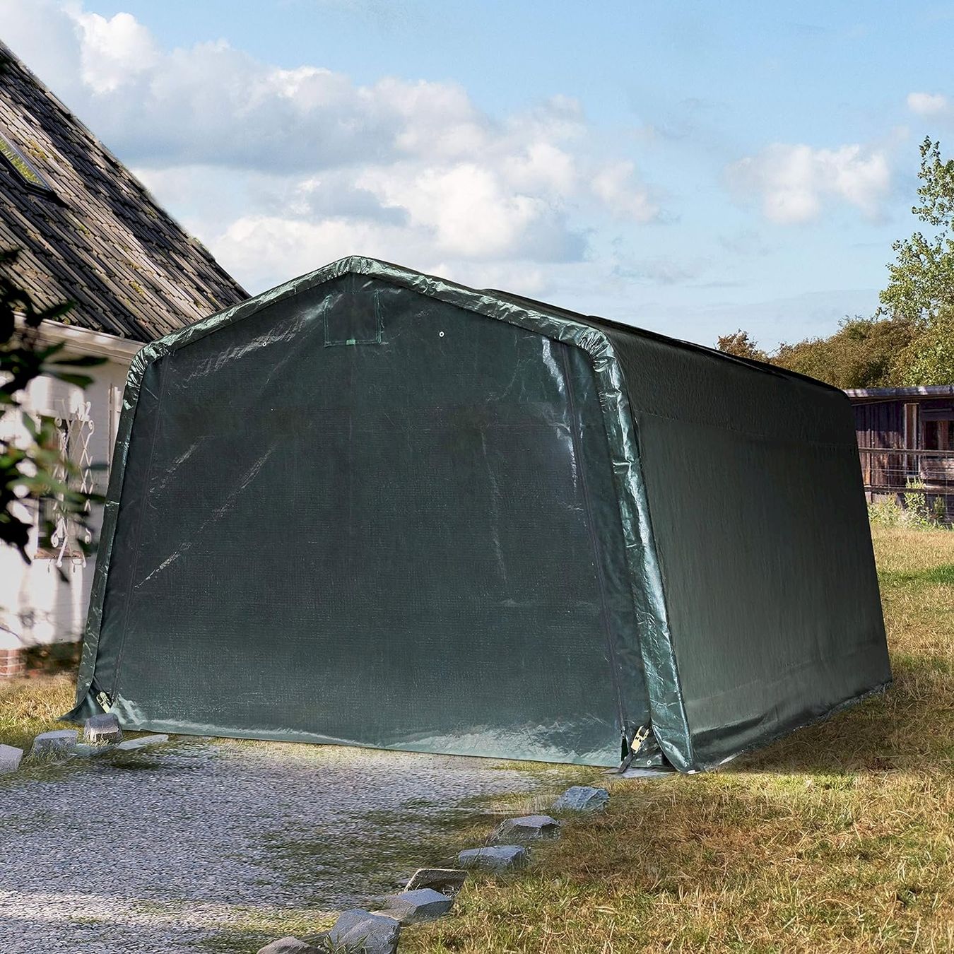 Casette da giardino & serre: Toolport 3,3x4,7m Zeltgarage – Nuovo e nell'imballaggio originale da Bottighofen venduto da zaap 2