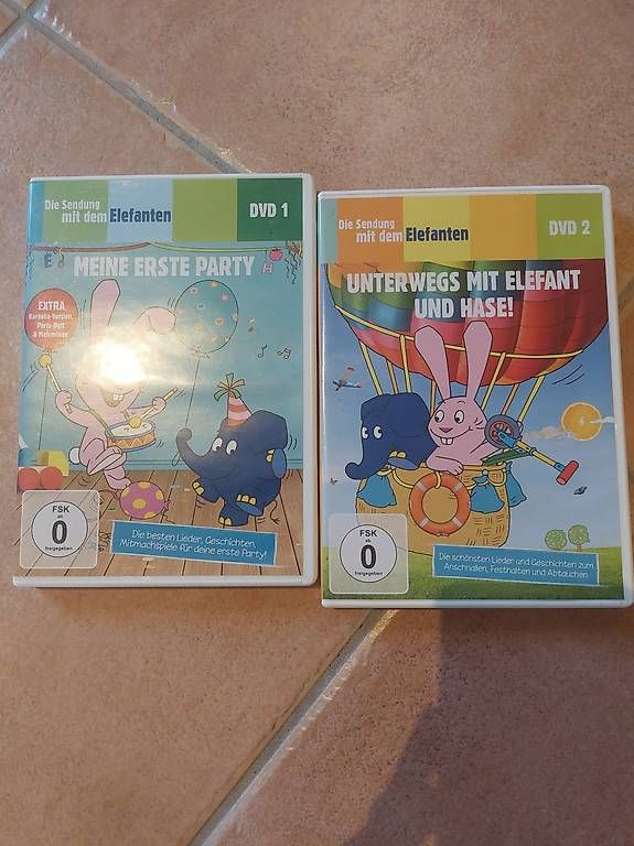 Tutti i DVDs: 2 DVD Sendung mit dem Elefanten – Usato da Kirchlindach venduto da dor_qj8q