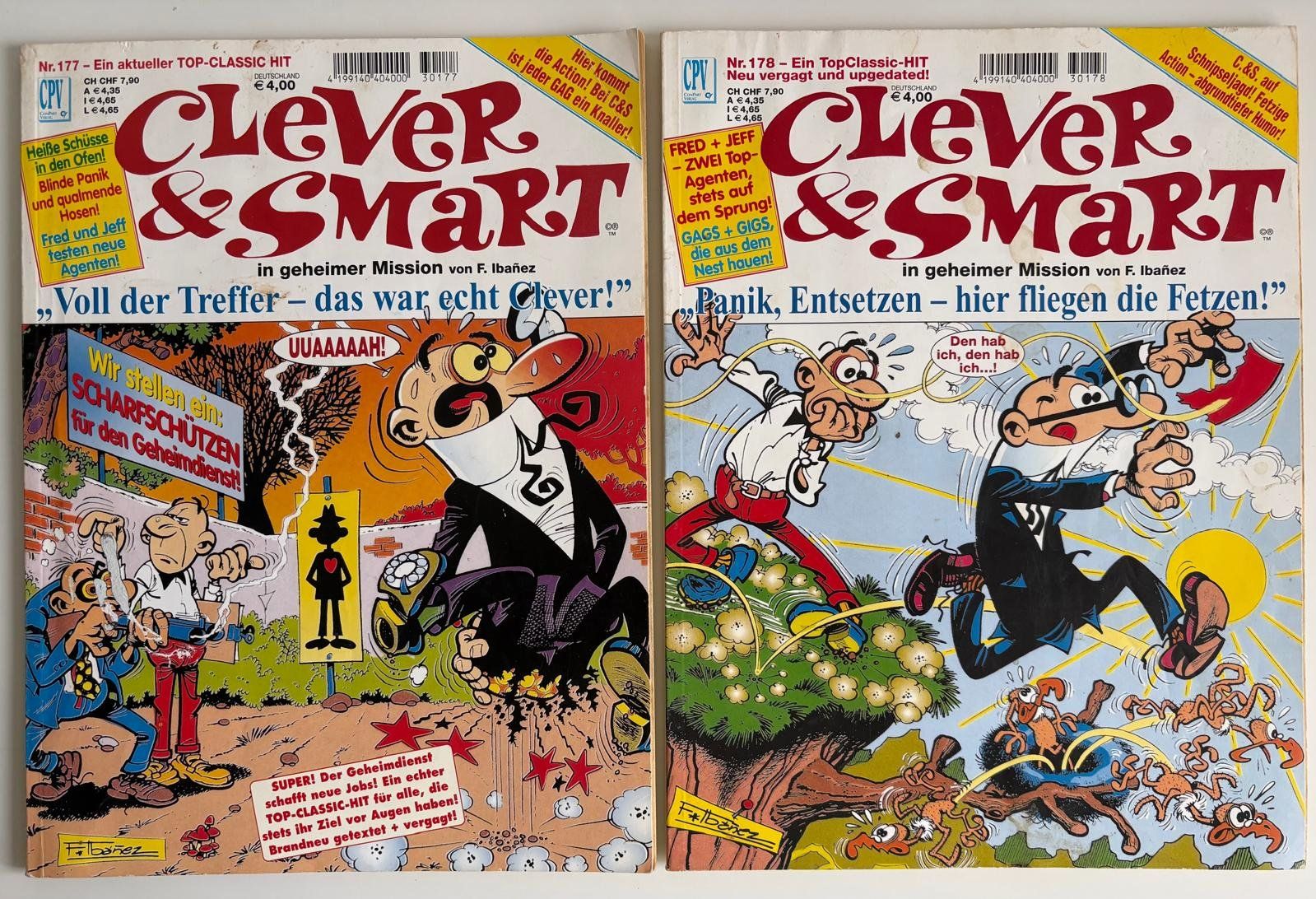 BD: 6 Clever & Smart Comics – D'occasion à Zürich par Pam-Creation 2