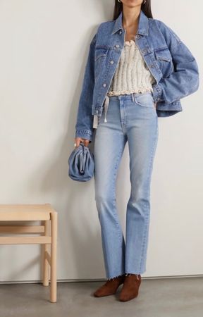 Mother The Weekender Fray Jeans Sweet Dreams Flare