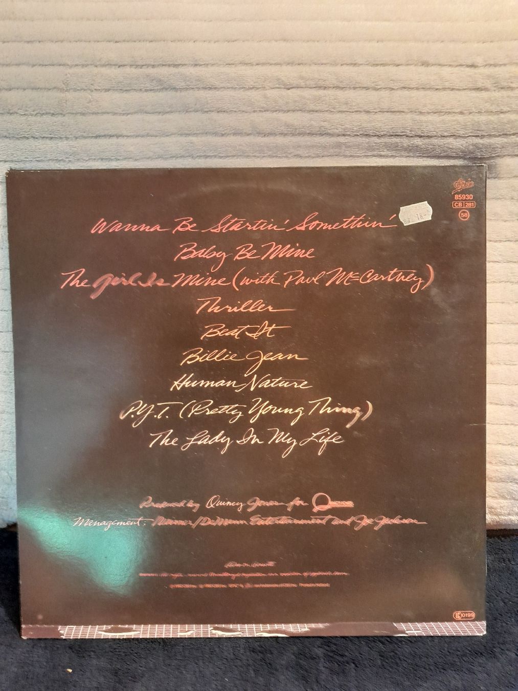 Dischi in vinile: Michael Jackson Thriller LP NL 1982 – Usato da oekingen venduto da beauty1964 2