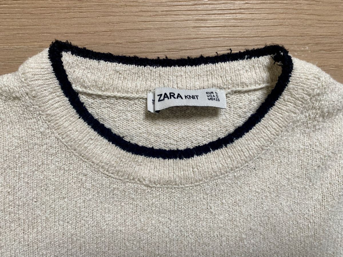 Zara Maglioni & Felpe: Neuwertiger Zara Strickpullover, Farbe Creme, Grösse S – Usato da Winkel venduto da Flyhy2020 1