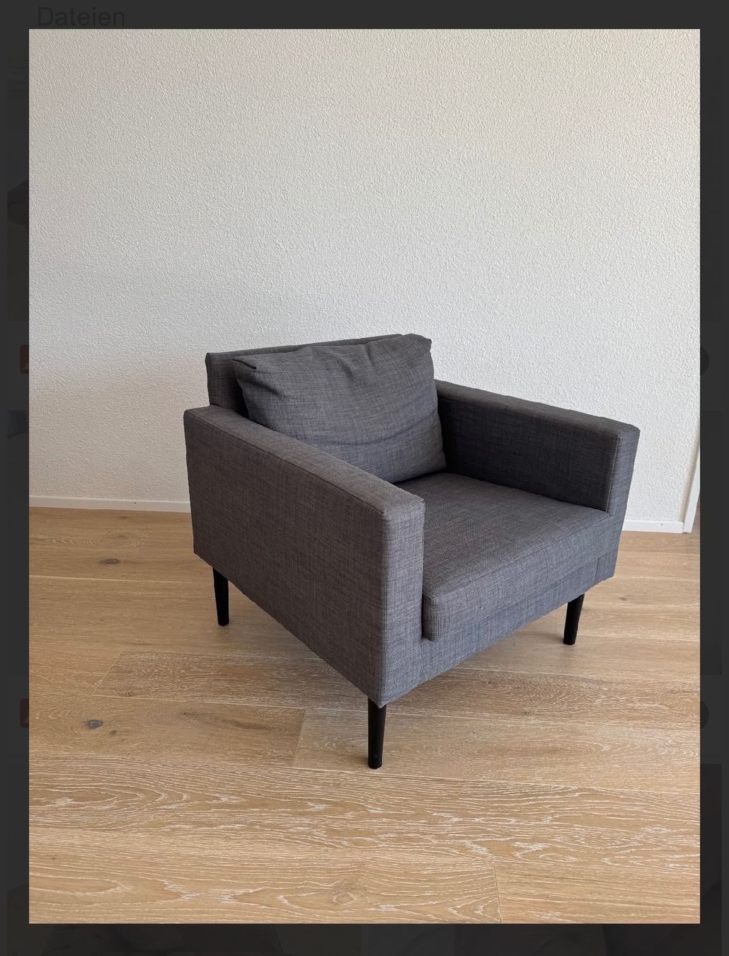 Ikea Fauteuils: Lounge Sessel grau – D'occasion à Zürich par gei_9zdl