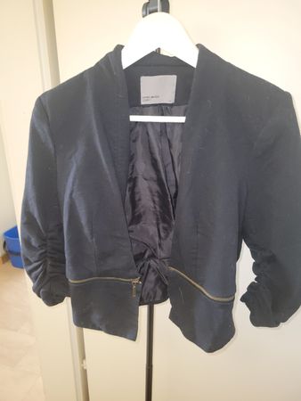 Damen Blazer Vero Moda schwarz Reissverschluss Grösse 40