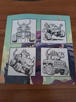 Malbuch Monster Trucks & Dinos - Neu.