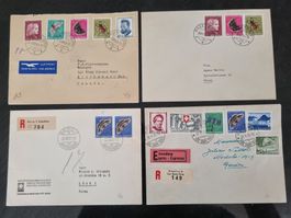 1951/53 : 4 Briefe mit Pro Juventute (inkl. K44)