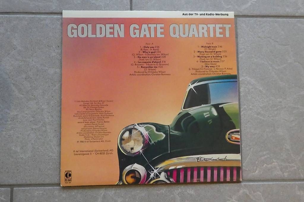 Vinyles: Golden Gate Quartet, Only You, LP – D'occasion à Andelfingen par Annegret06 1