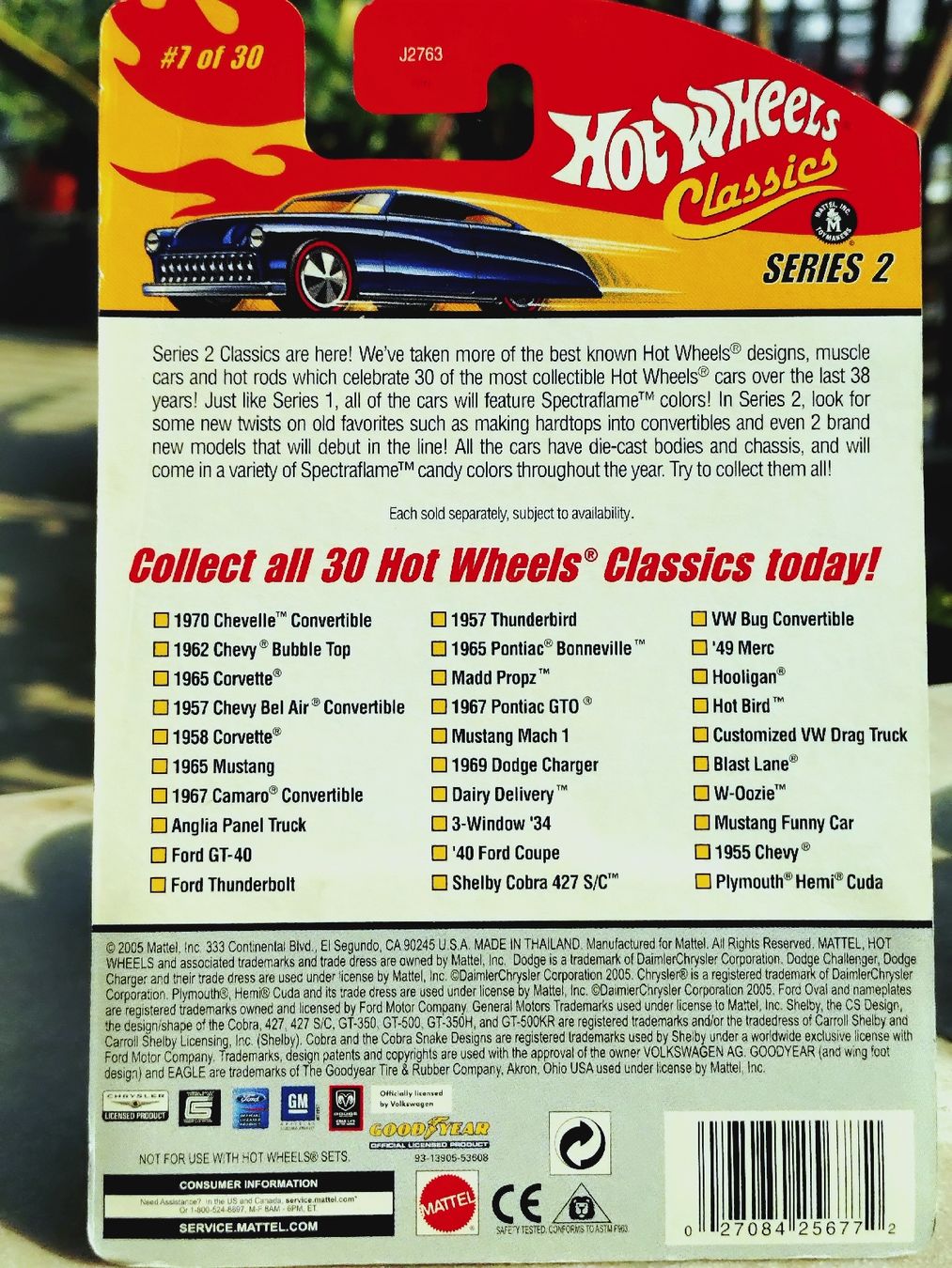 Hot Wheels Modellautos: Hot Wheels Classics Camaro Convertible 2005 – Neu und originalverpackt aus Zürich von DiecastDude 5