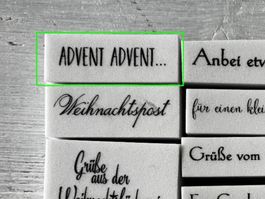 LaBlanche Stempel Spruch 'Advent Advent' – 1-teilig