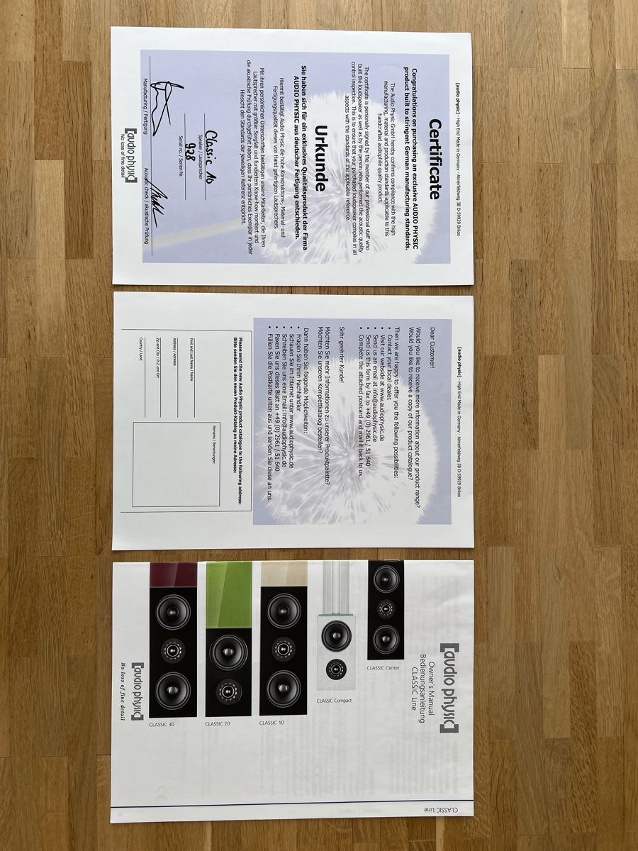 Casse acustiche: Audio Physic Classic 10 – Usato da Zürich venduto da Tiimi_12 4