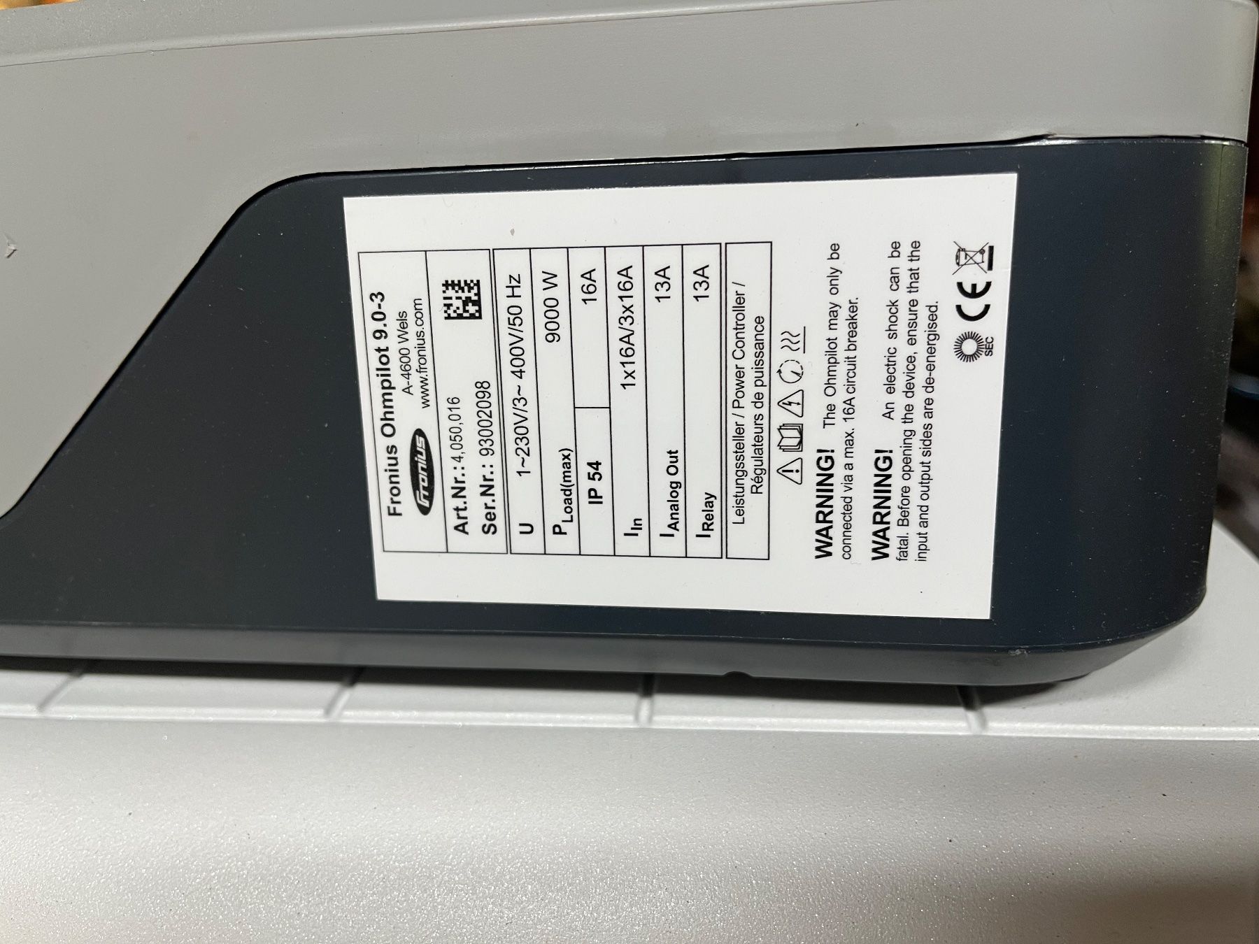 Fronius Inverter: Fronius Symo 6.0-3-M Wechselrichter 6000 VA plus Regler – Usato da Altdorf UR venduto da wakr02 3
