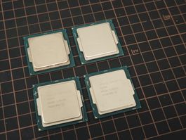 Lot de 4 Processeurd Intel Pentium G4400 3x et G3900 1x