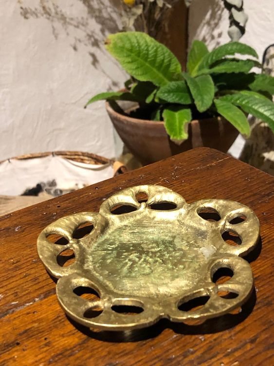 Schale Deko Messing gold Vintage (Gebraucht) in Wald ZH für CHF 10 ...