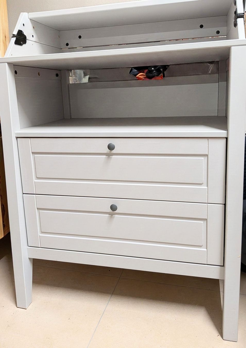 Ikea Fasciatoi & Accessori: IKEA SUNDVIK Wickeltisch / Kommode, grau – Usato da Opfikon venduto da ahi_hlw9 1