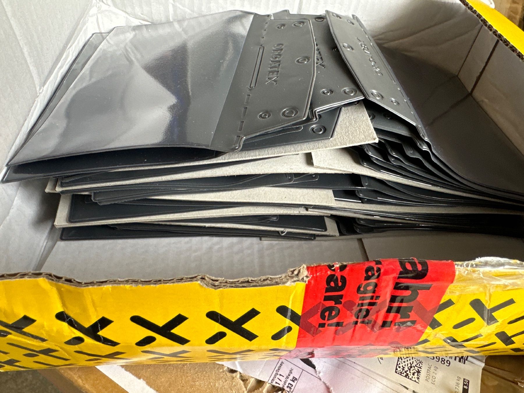 Valises & Sacs: 50 neue Orgatex-Magnettaschen, A6 quer, anthrazit – Neuf (Voir description) à Necker par liq24 2
