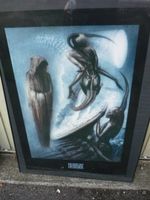 Kunstdruck HR Giger Museum gerahmt guter Zustand
