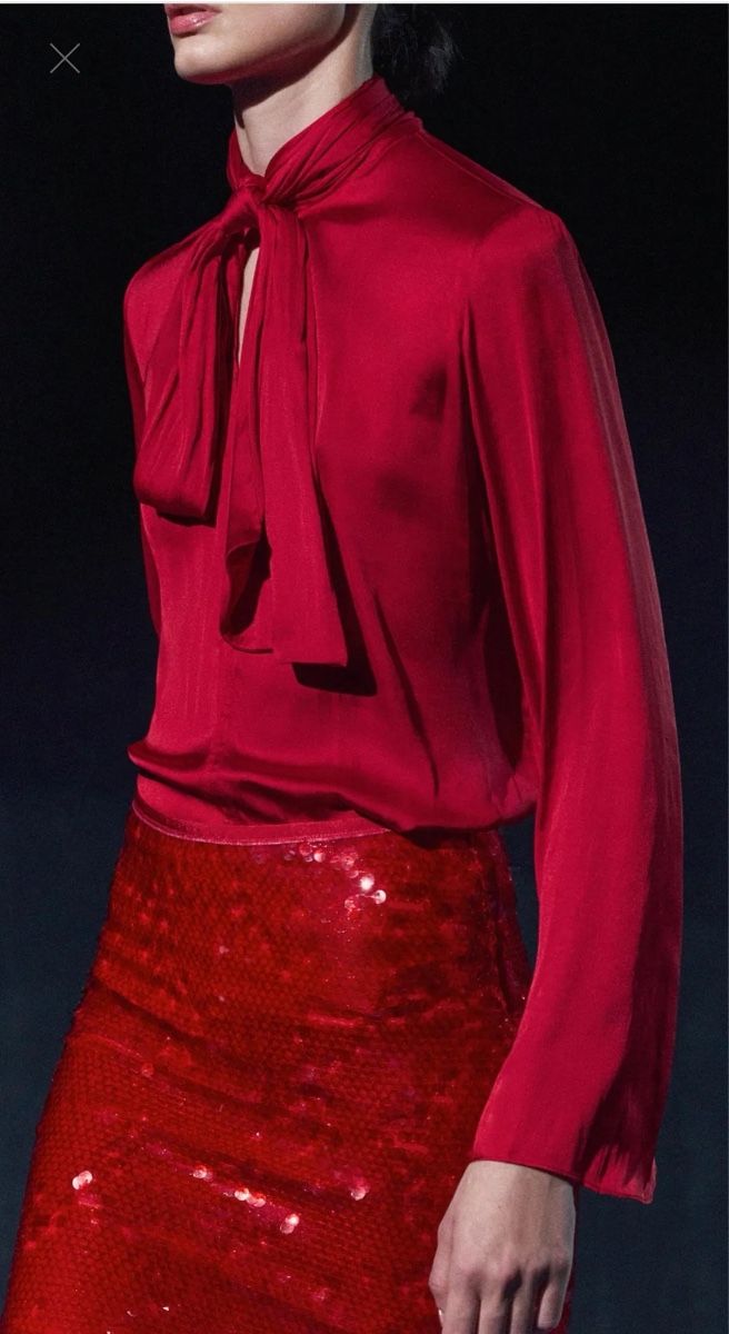 Zara Camicette: Zara red blouse xs/34 new  – Nuovo e nell'imballaggio originale da Weiach venduto da Wlodarek
