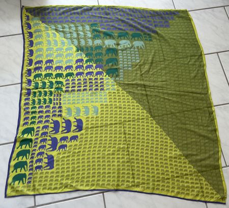 Satya Paul elephant print scarf excellent condition