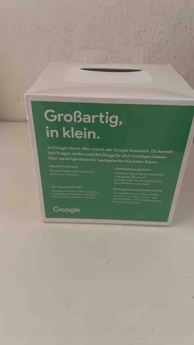 Haut-parleurs: Google Home Mini Bluetooth-Lautsprecher neu – Neuf avec emballage d'origine à Buchs ZH par Olukayode 1