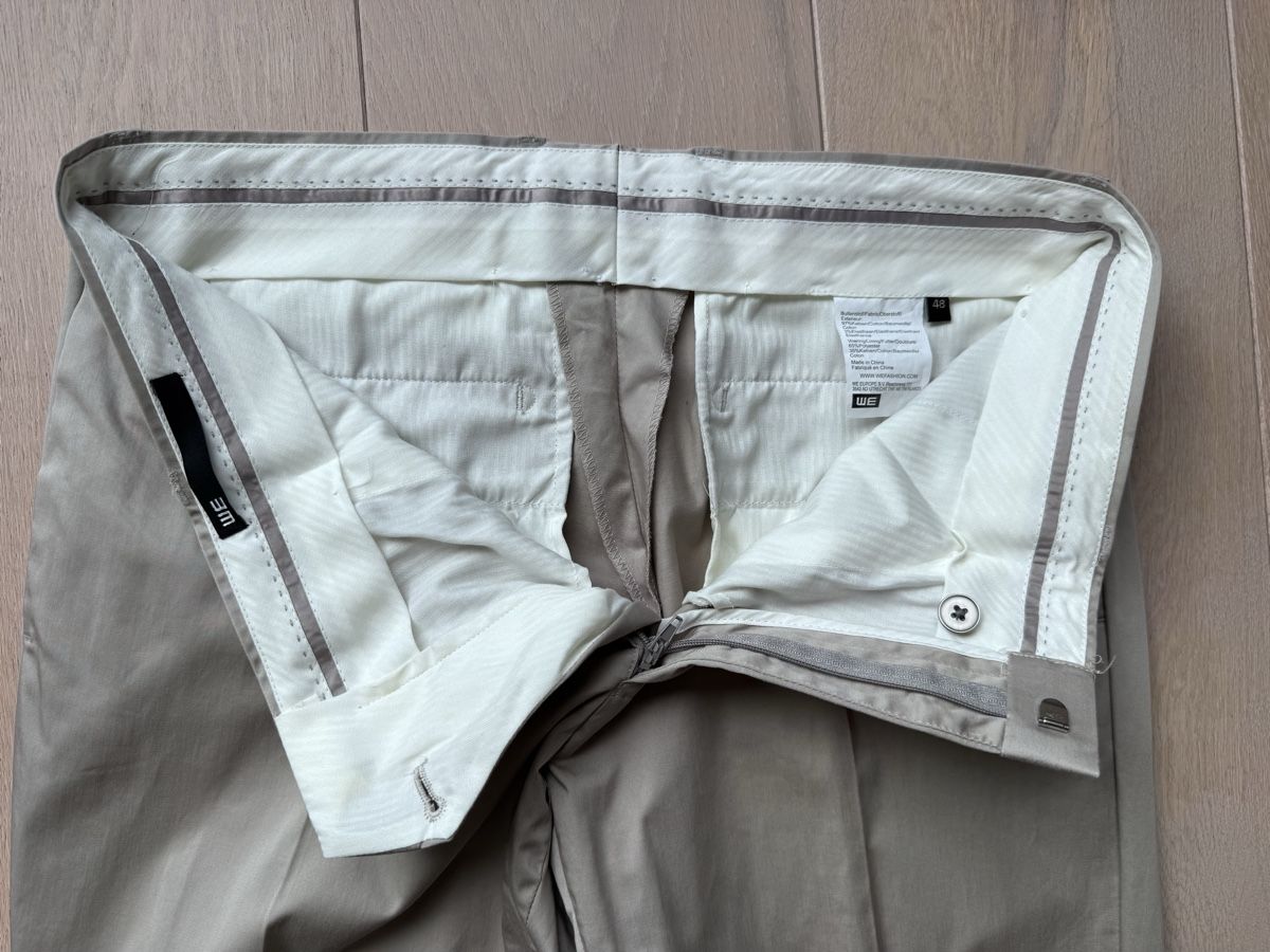We Pantaloni: WE Chino Hose, beige, Grösse 48 – Nuovo (secondo la descrizione) da Kollbrunn venduto da Frma18 1