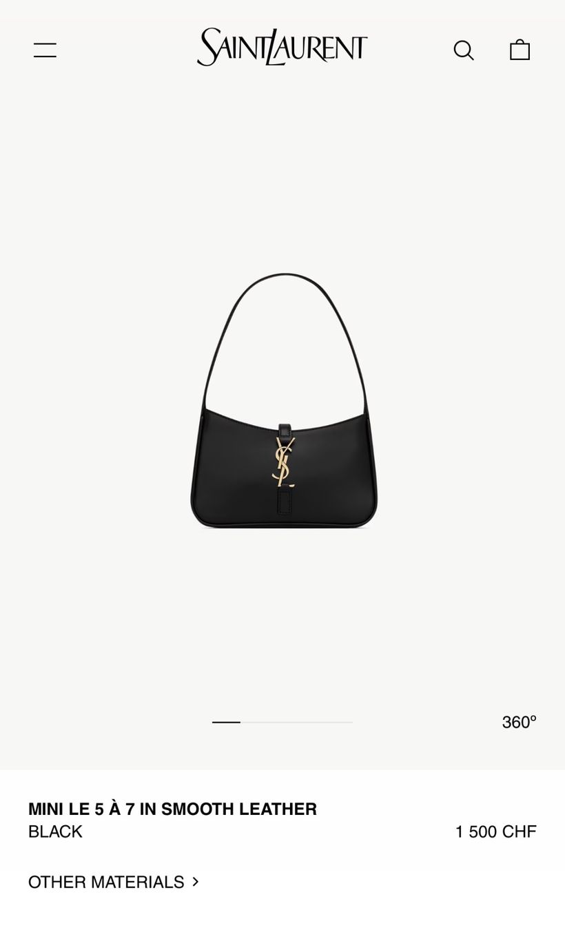 Saint Laurent Sacs femmes: 100% ORIGINAL SAINT LAURENT LE 5 A 7 MINI BAG – Neuf (Voir description) à Küssnacht am Rigi par Grittibaenz 7