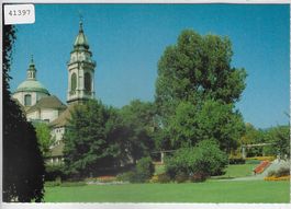 Solothurn - St. Ursen-Kathedrale mit Chantierpark