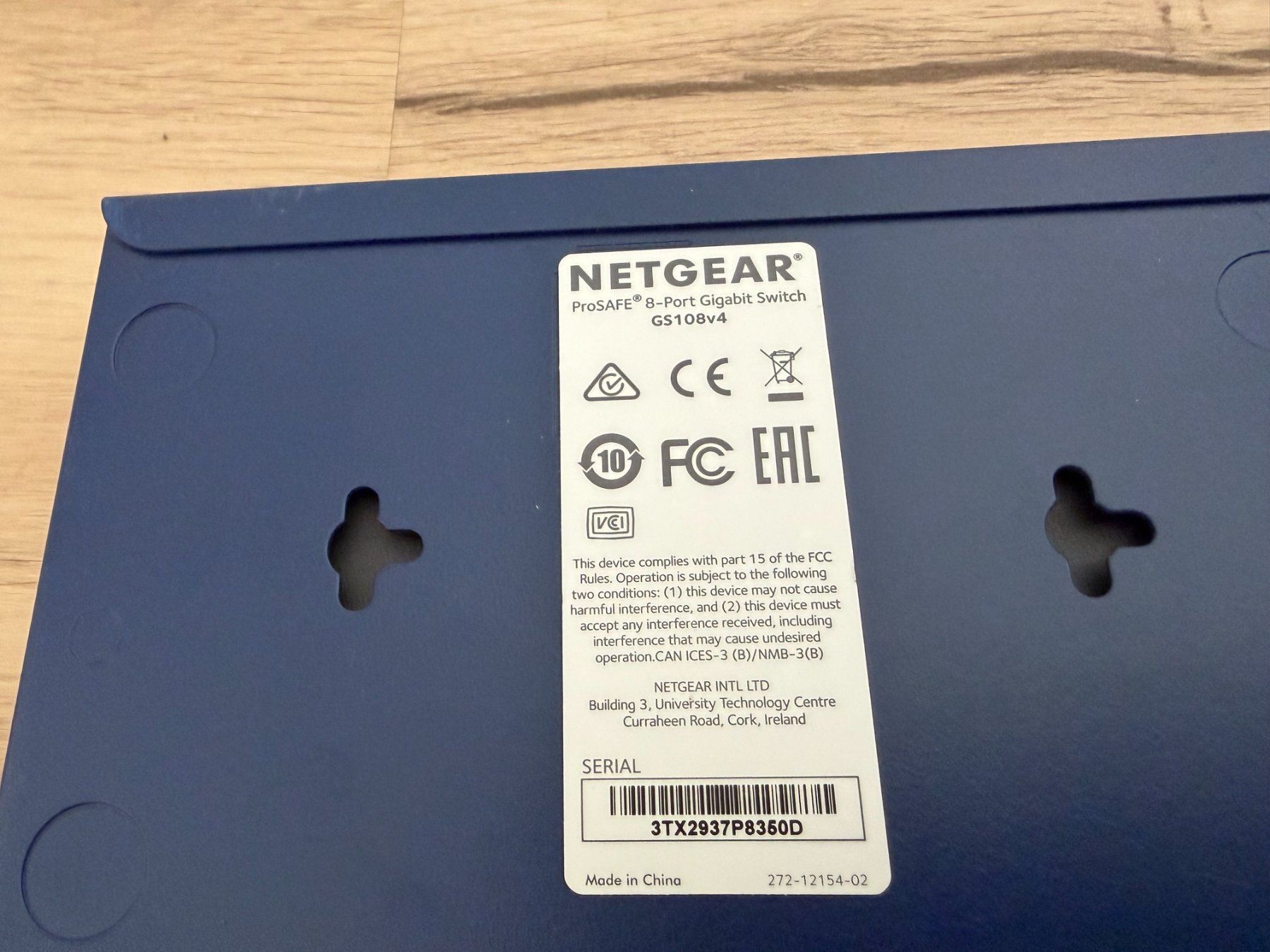 Netgear Hubs & Switches: Netgear Switch GS108 8 Port – Gebraucht aus Hägglingen von Mac99 1