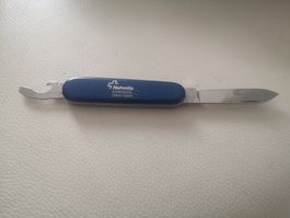 Victorinox Offiziersmesser Helvetia Krankenkasse, Blau!