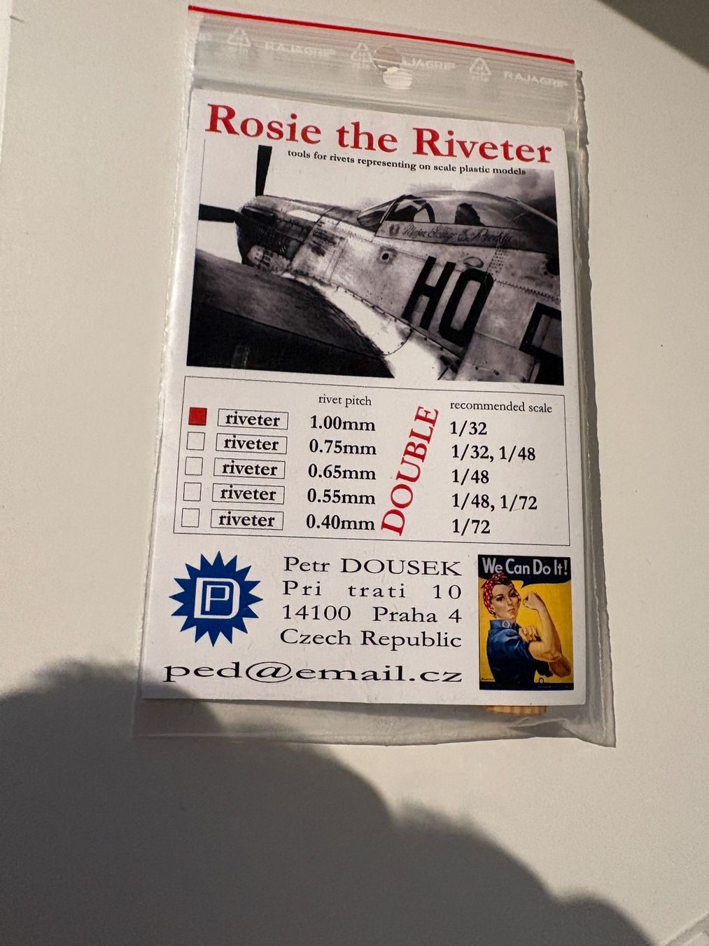 Kit di modellismo & Modellini statici: 1/32 ROSIE THE RIVETER DOUBLE ROW 1.00MM – Usato da MÜHLEDORF/SO venduto da tru_wsv8