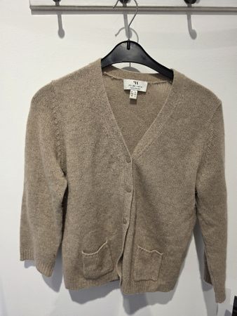 Damen Strickjacke 100% Kaschmir Grösse 38 Camel