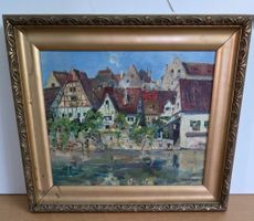 Antikes Ölgemälde 1912 von Ria Fässler St.Gallen
