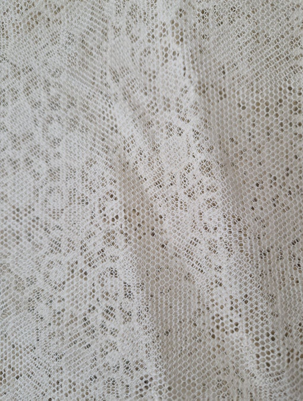 Blusen: Elegante Spitzenbluse, Creme, Gr. S, Perlenknöpfe – Gebraucht aus Bern von Antikbatik 7