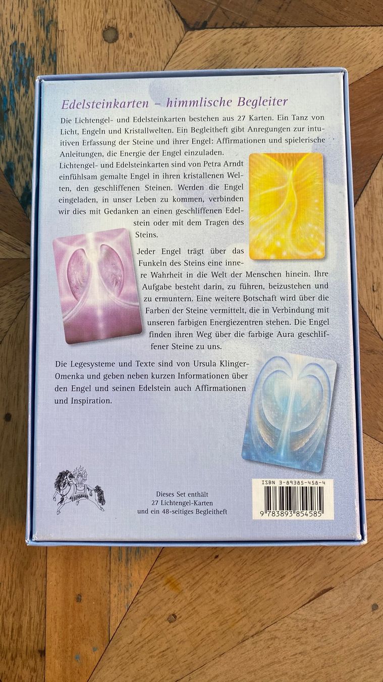 Libri: Lichtengel und Edelsteinkarten Set mit Buch – Usato da Stadel b. Niederglatt venduto da sandart 2
