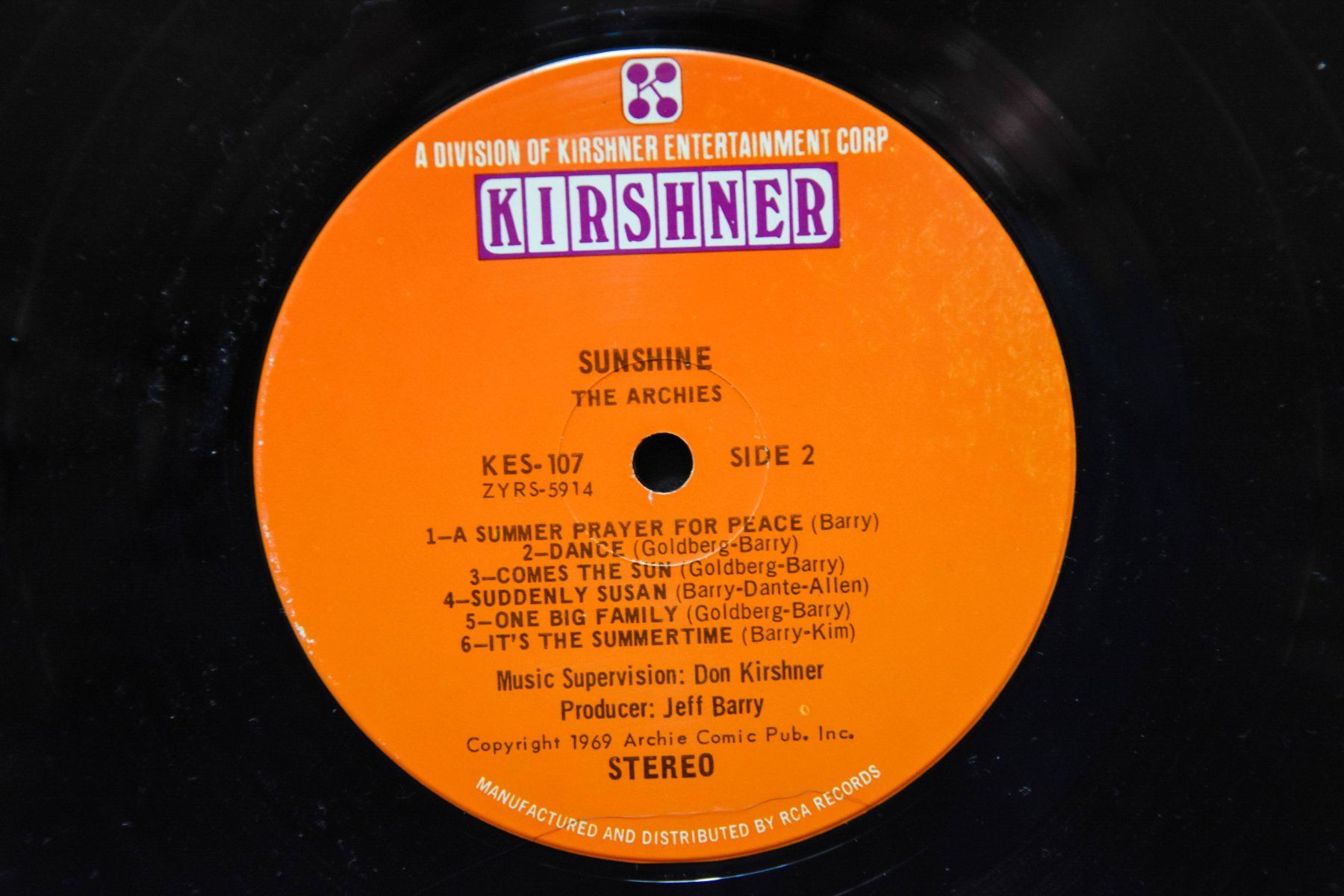 Dischi in vinile: The Archies - Sunshine – Usato da Belmont-sur-Yverdon venduto da ag97 3