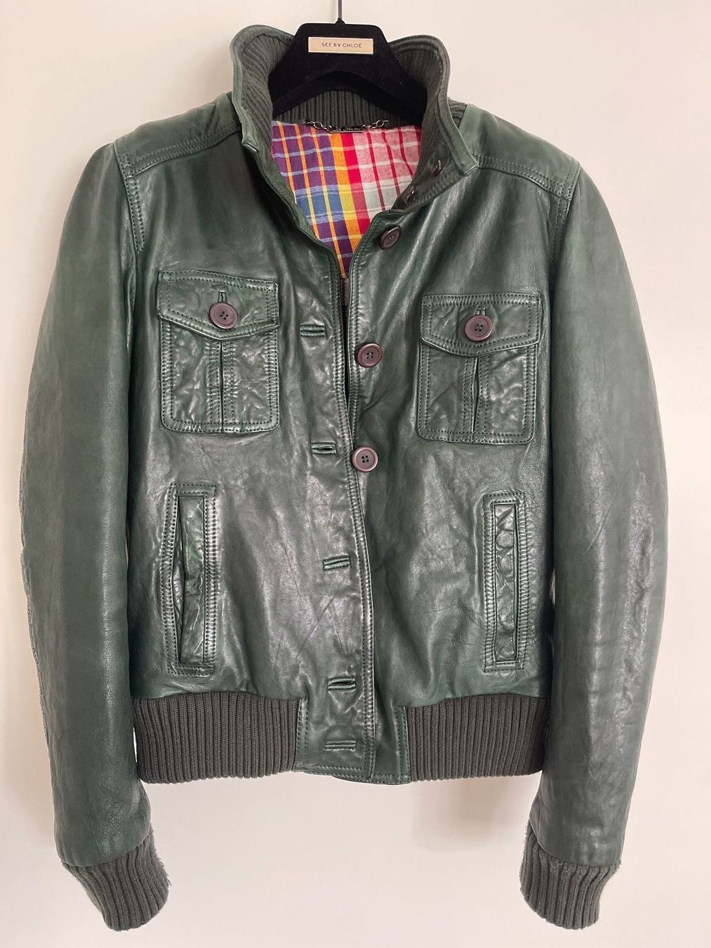 Giacche: Veste en cuir Le Sentier – Nuovo e nell'imballaggio originale da Commugny venduto da j1976