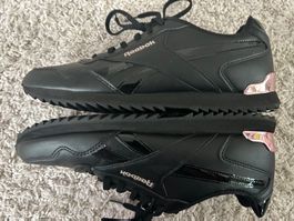 REEBOK Damensneakers, Gr. 42( 27.5 cm.),Schwarz mit Rosegold