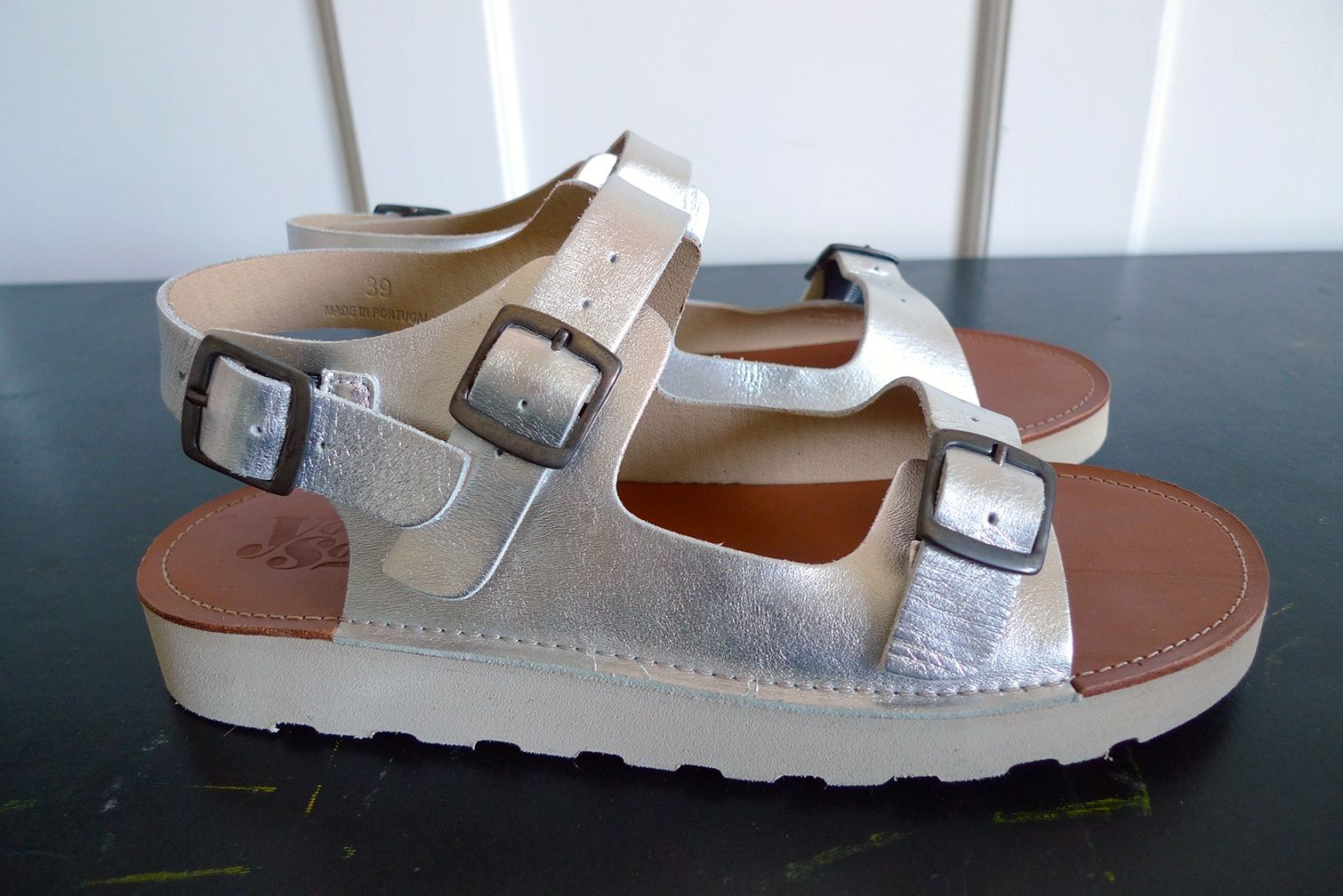 Scarpe per ragazze: Young Soles / Sandalen / NEU / Silber – Nuovo (secondo la descrizione) da Zürich venduto da Supetar 1