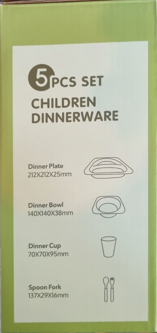 Geschirrsets: KINDER GESCHIRR-SET Eco Bamboo "PINGU" – Neu und originalverpackt aus Stäfa von BURG23 1