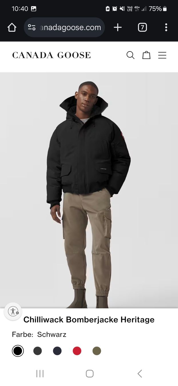 Canada Goose Giacche: Canada Goose Chilliwack Bomberjacke Schwarz Gr. M – Usato da Dorf venduto da Messer-Schweiz 2