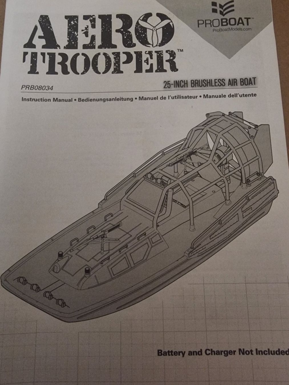 RC Modellbau: ProBoat Aero Trooper – Gebraucht aus Saland von Orselina. 1