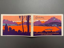 Luzern Vierwaldstättersee Dampfschiff Bergbahn Fahrplan