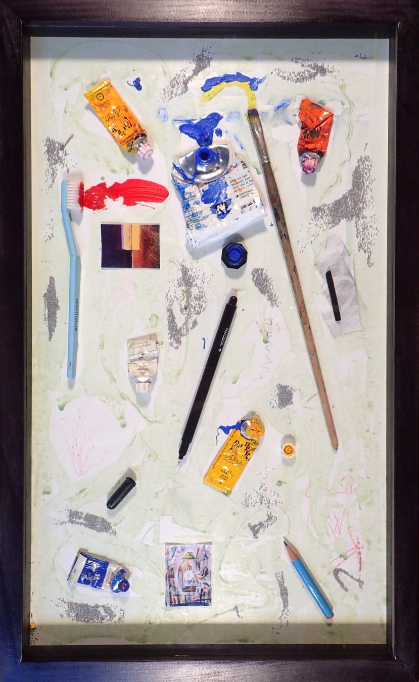 Dipinti: Collage: Malmaterial – Nuovo (secondo la descrizione) da Fribourg venduto da erw_68dx