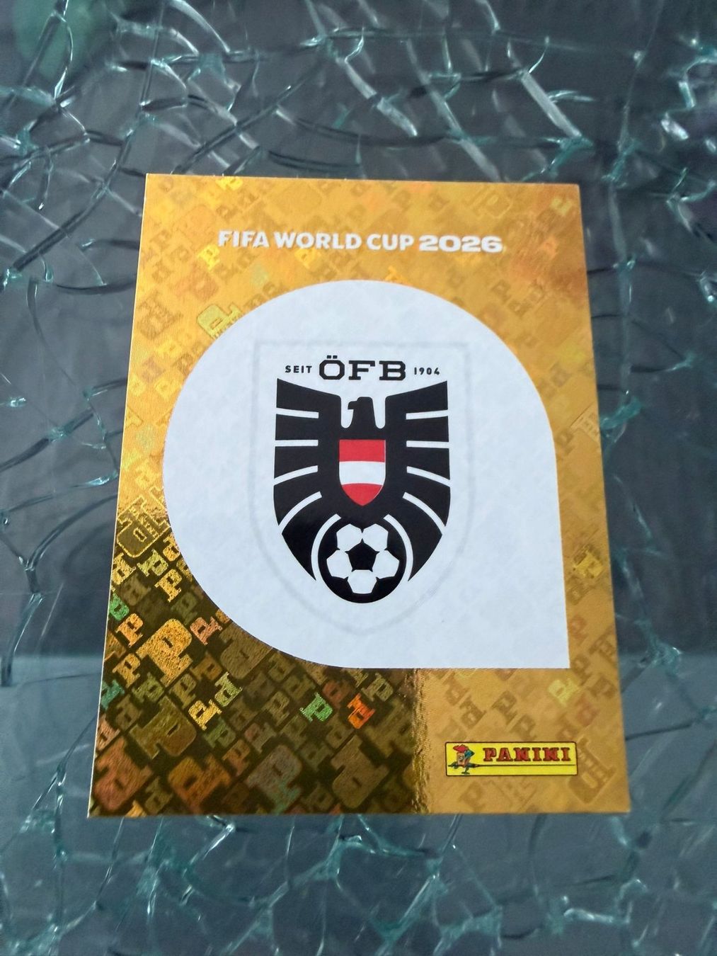 Panini Sammelbilder & Trading cards: WM 2026 - Panini - Wappen Austria - AUT 1 – Gebraucht aus Pfäffikon ZH von Marcodesi76