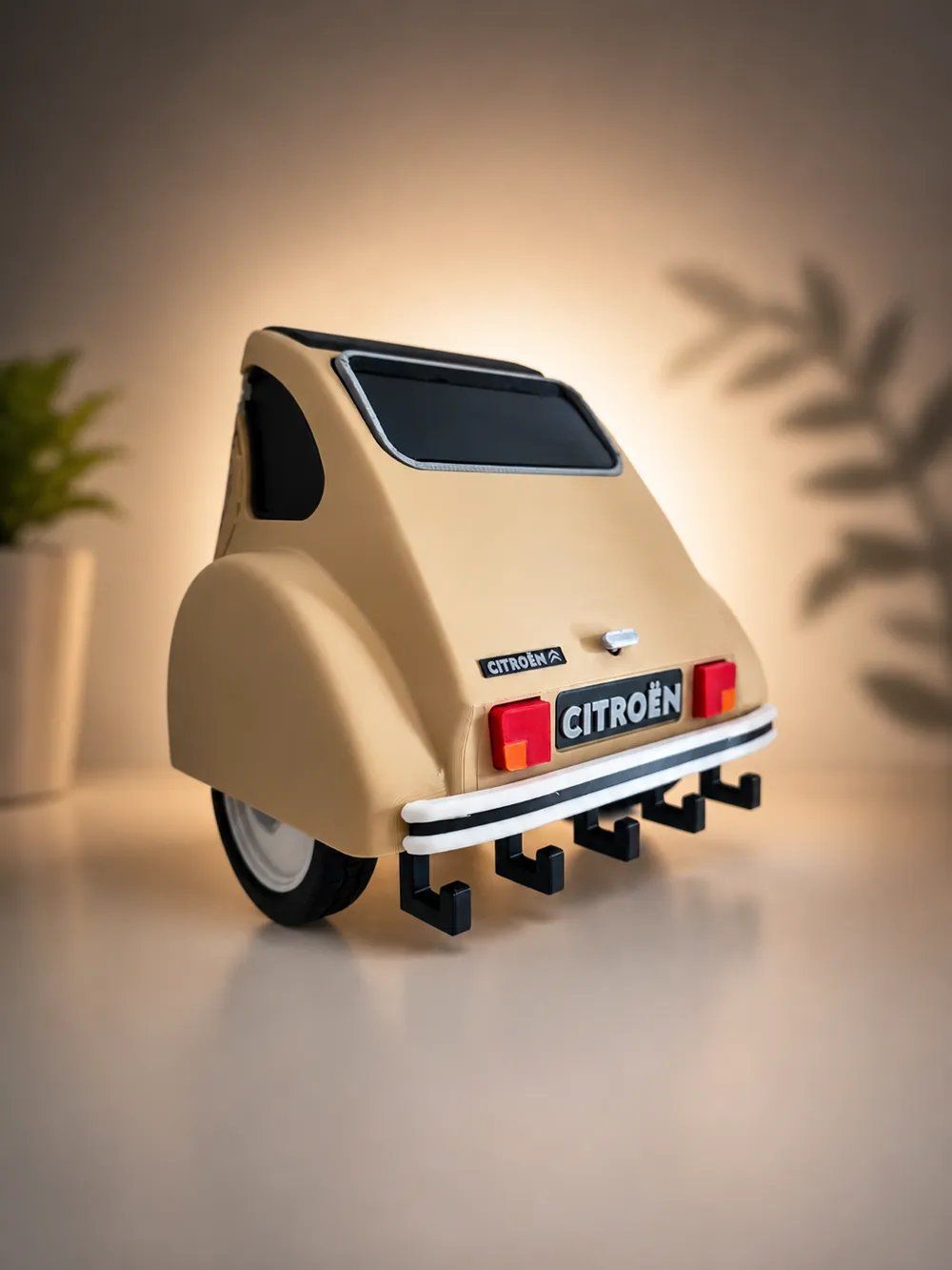 Schlüsselanhänger & - bänder: Citroen 2cv Schlüsselhalter – Neu (gemäss Beschreibung) aus Niederweningen von Wellington3D 3
