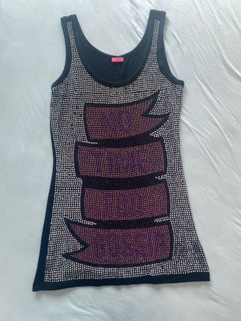 Paris Hilton beaded long top