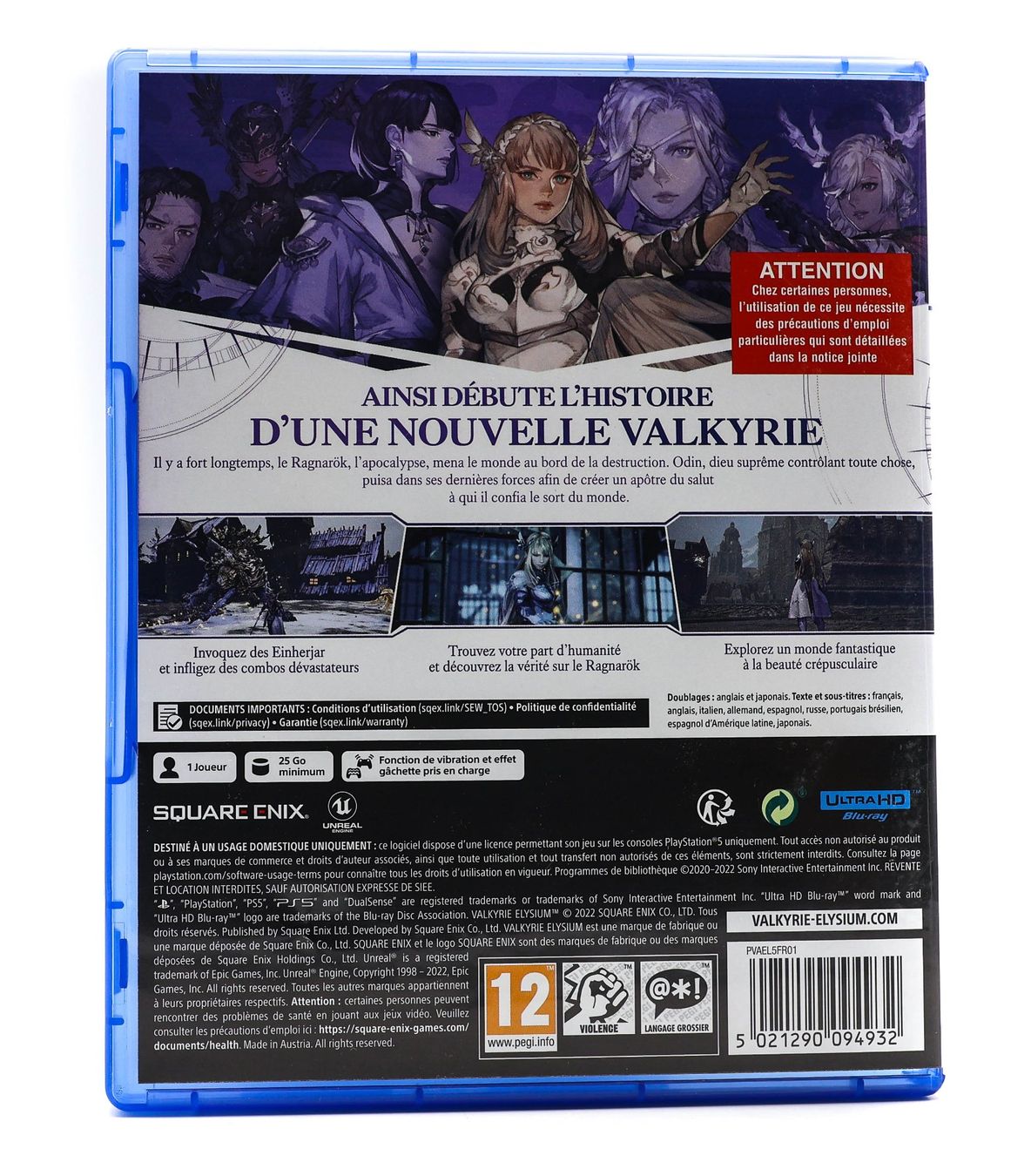 Jeux: Valkyrie Elysium - PS5 – D'occasion à Paudex par dindeboy 2